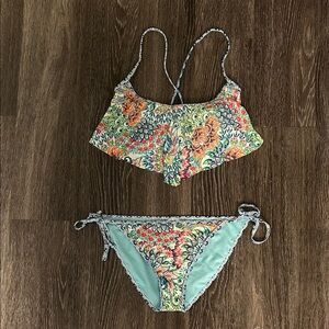 Profile Blush Paisley Underwire Bikini Set